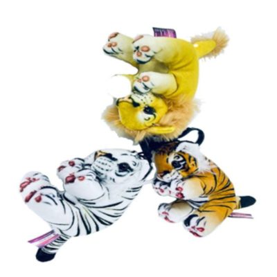 Тигруша W XS на подвесе белый 10 см, игрушка мягкая — АБВГДЕЙКА